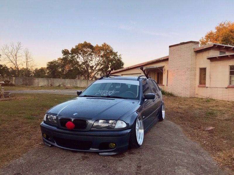 Bagged e46 wagon