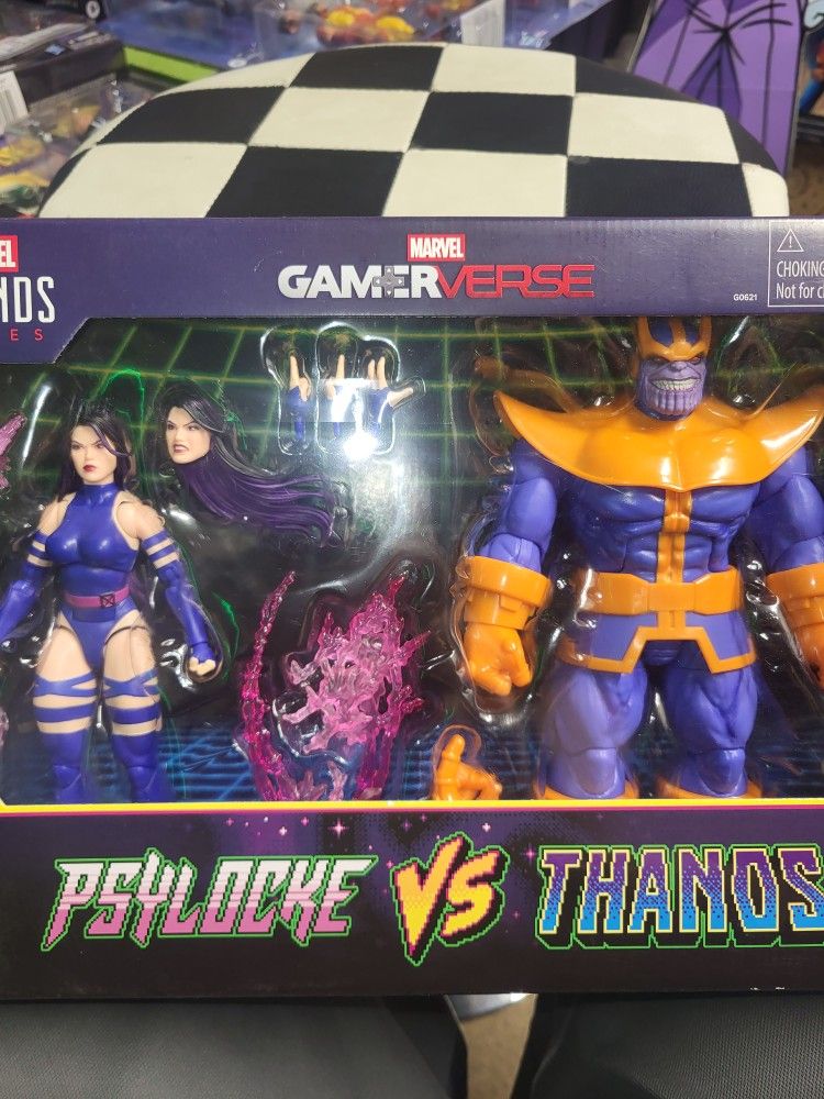Marvel Legends Psylocke Vs Thanos