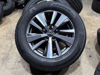NEW 4x 2025 NISSAN PATHFINDER SL 18X8 MACHINED WHEELS RIMS KUMHO 255/60/18 99%
