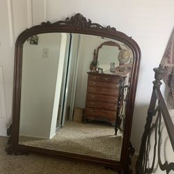 Vintage Beveled Mirror