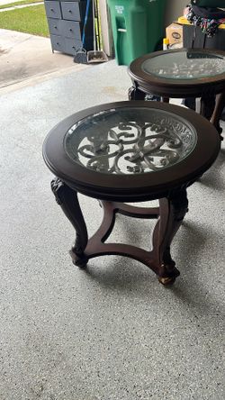 Glass Wood Tables