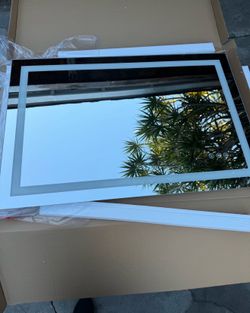 LED Bathroom Mirror Anti Fog 28X36