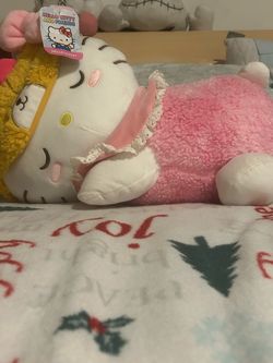 Sleeping hello kitty plush