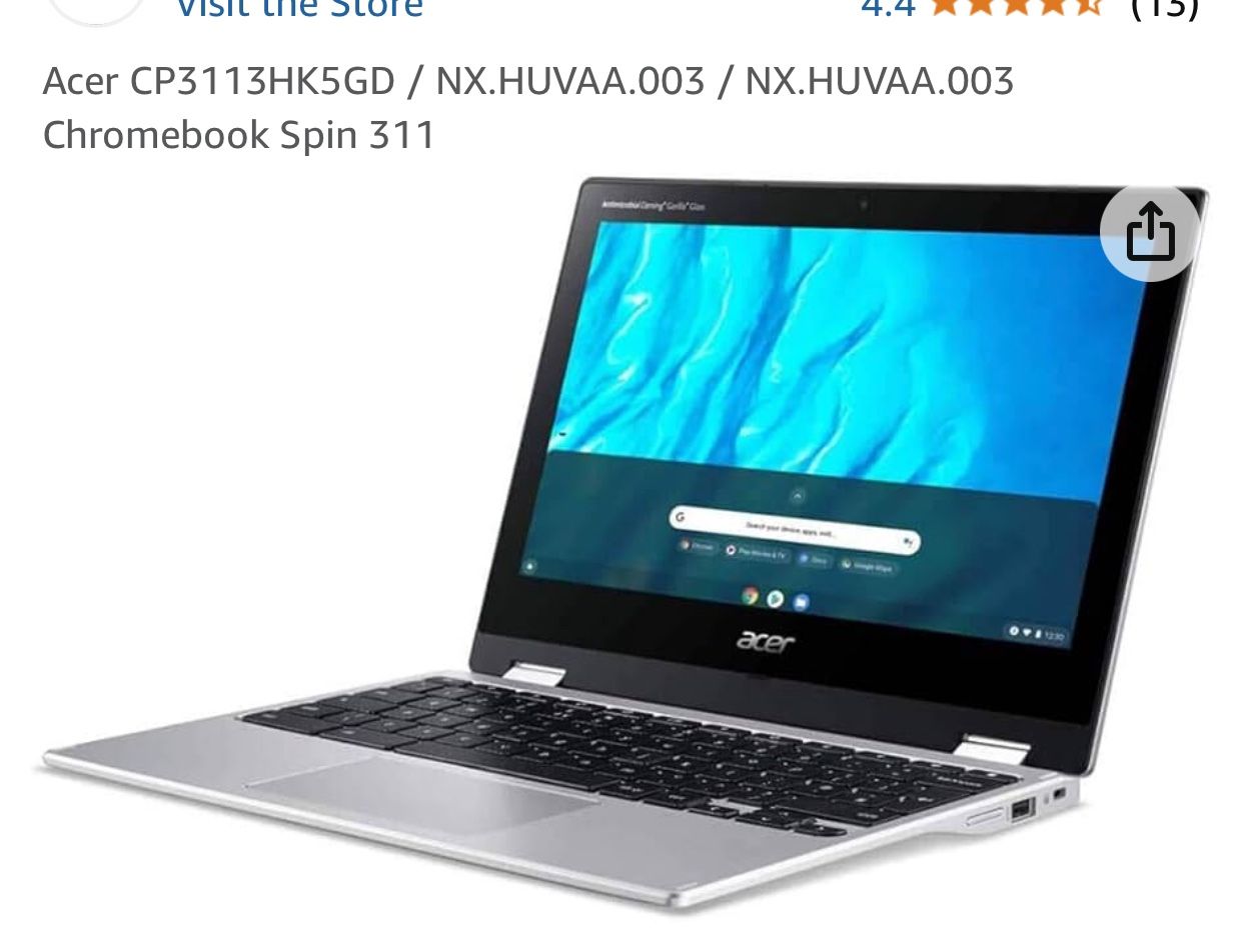 Acer CP3113HK5GD / NX.HUVAA.003 / NX.HUVAA.003 Chromebook Spin 311 Laptop