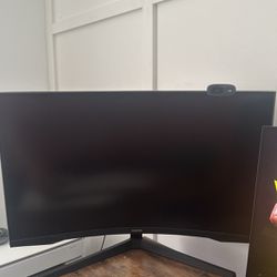 Gaming Monitor Samsung Odyssey 32” Curved 1440p 144hz