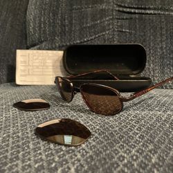 Brand New Serengeti Prescription Sunglasses W/Extra Non—Script Lenses