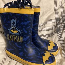 Little Kids Batman Rain Boots ( Size 11/12 )