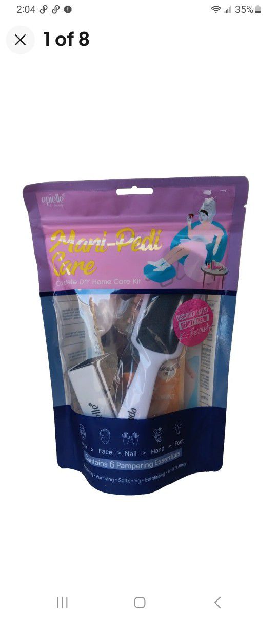 Mani Pedi Do It At Home Sealed Hand / Foot Care Spa Gift Beauty Set. Sealed