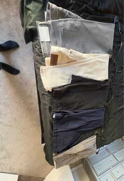Men's Brand New Pants Lot - 5 Pairs (Tommy, Hawker Rye, George, Alesbury)