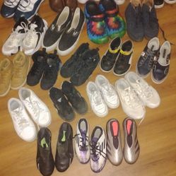 Deal!!!A Lot Of Shoes (21 Pairs) Designer Brands Kids Men's Women