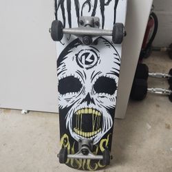 Kryptonics Skateboard with Skull Graphic