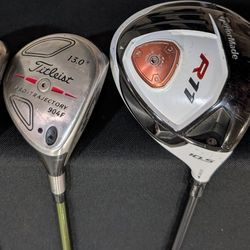 Complete 13 Club Ping/TaylorMade Golf Set w Bag