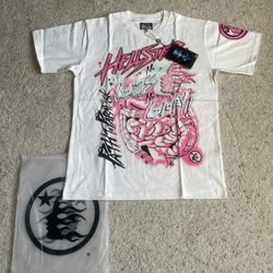 HellStar, White and Pink, Medium 