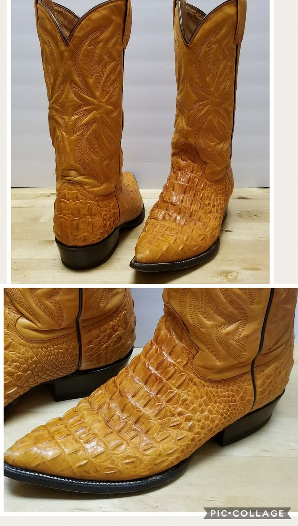Rancho Alligator cowboy western boots SIZE 27.5 EE Mex/ 8.5 or 9 / US ...