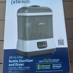 New Dr. Brown's All-in-One Sterilizer and Dryer for Baby Bottles, Parts and Other Newborn Essentials