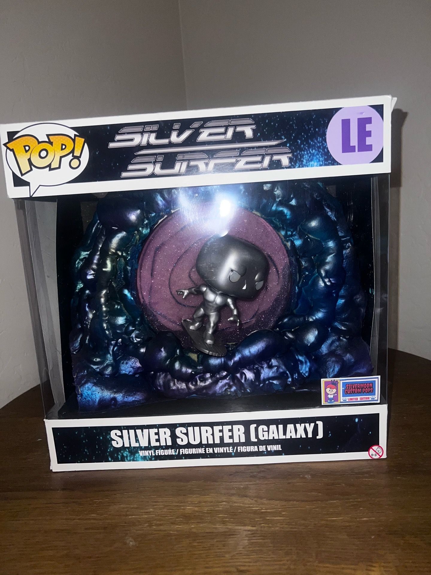 Silver surfer pop figure custom made