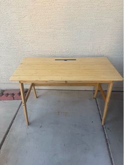 Bamboo computer desk