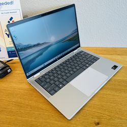 0$Down💻New HP Elite x360 1040 14 inch G11 2-in-1 Foldable Laptop+Tablet 14” Touch Screen✅Intel Core Ultra i7 Processor/16GB RAM/512GB⚡️Windows 11✔️Fi