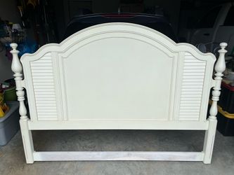 King size solid wood headboard