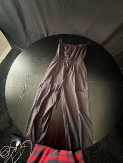 Strapless Cargo Jumpsuit