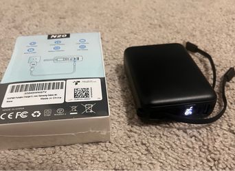 Portable Power Bank with Built in Cables⁠