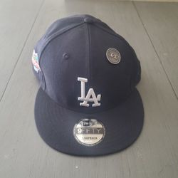 9FIFTY LA Dodgers Snapback Pink Bottom Hat