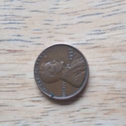 1952 US Wheatback Penny ( D mark)