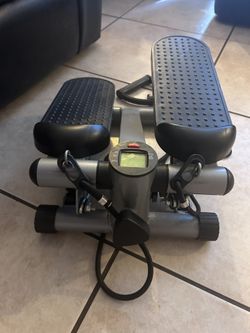 Stair Stepper Machine with Resistance Bands