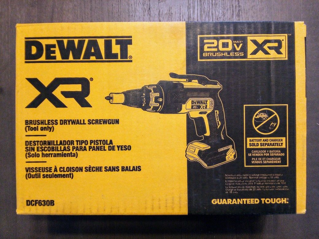 DeWalt 20V MAX XR Brushless Drywall Screw Gun 