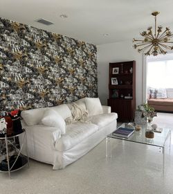 Macy’s Down-fill Ultra Comfortable White Couch