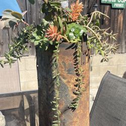 Vintage Mailbox Planter 