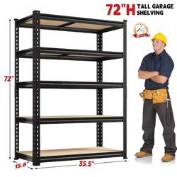 72" Inch Metal Shelf 