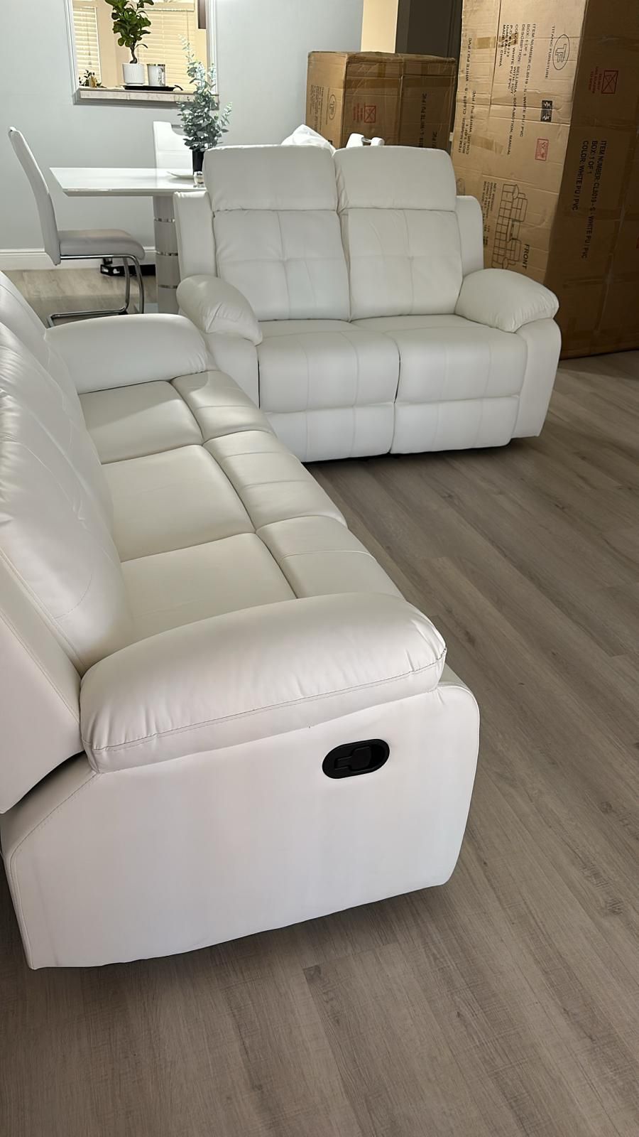 reclining sofa set