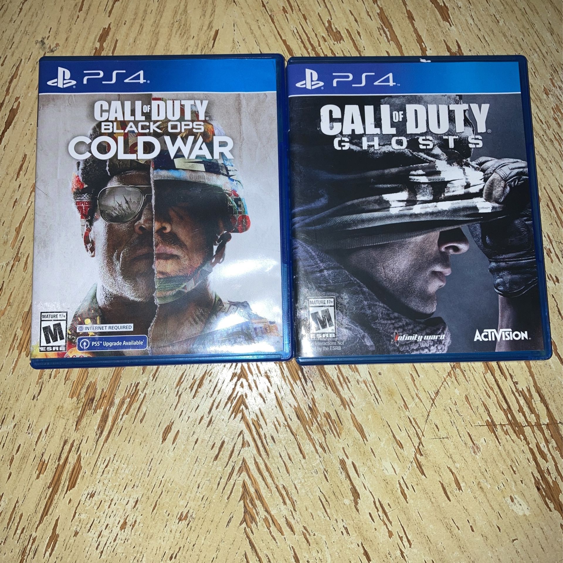 Call Of Duty Games 25 For Each 50 For Both