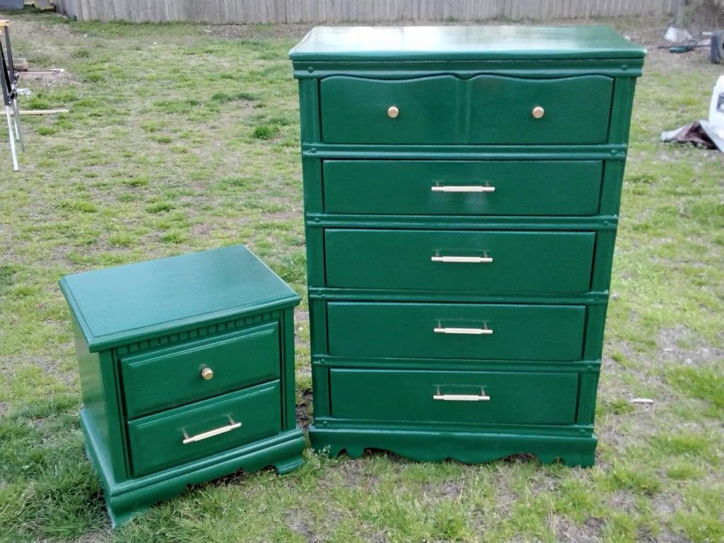 Hunter Green & Gold Set