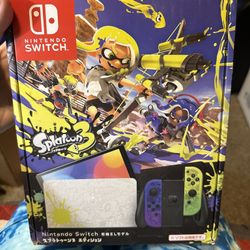 Splatoon Edition Oled Nintendo Switch With Games