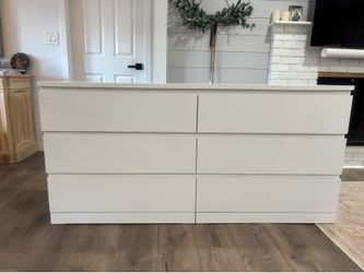 IKEA Malm 6 Drawer Dresser