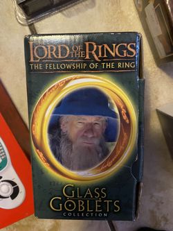 Lord If The Rings Glass Goblets