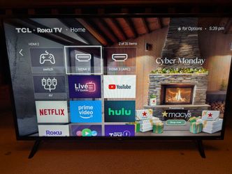 🌟 TCL 40” Roku Smart TV – Like New (40S325) w/ Box 🌟
