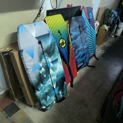 Surfing Boogie Boards 