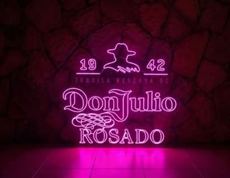 Don Julio Rosado LED Neon Sign – Ready for Pickup!
