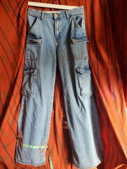 S.O.N.G. 7/28 Cargo denim