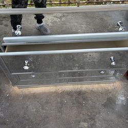 1 tall chest mirror light up dresser