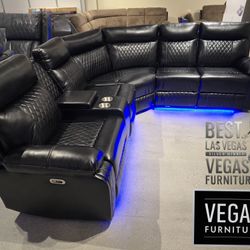 Sectional Power Recliners 