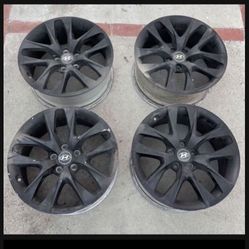 4 - 18x8 5x114.3 5x4.5 Stock Hyundai Tiburon Sonata Elantra Nissan 350z 370z Maxima G35 G37 Altima Civic Accord Wheels Rims Only!!!!