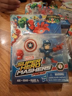 Marvel Super Hero Mashers Micro Captain America Series 1