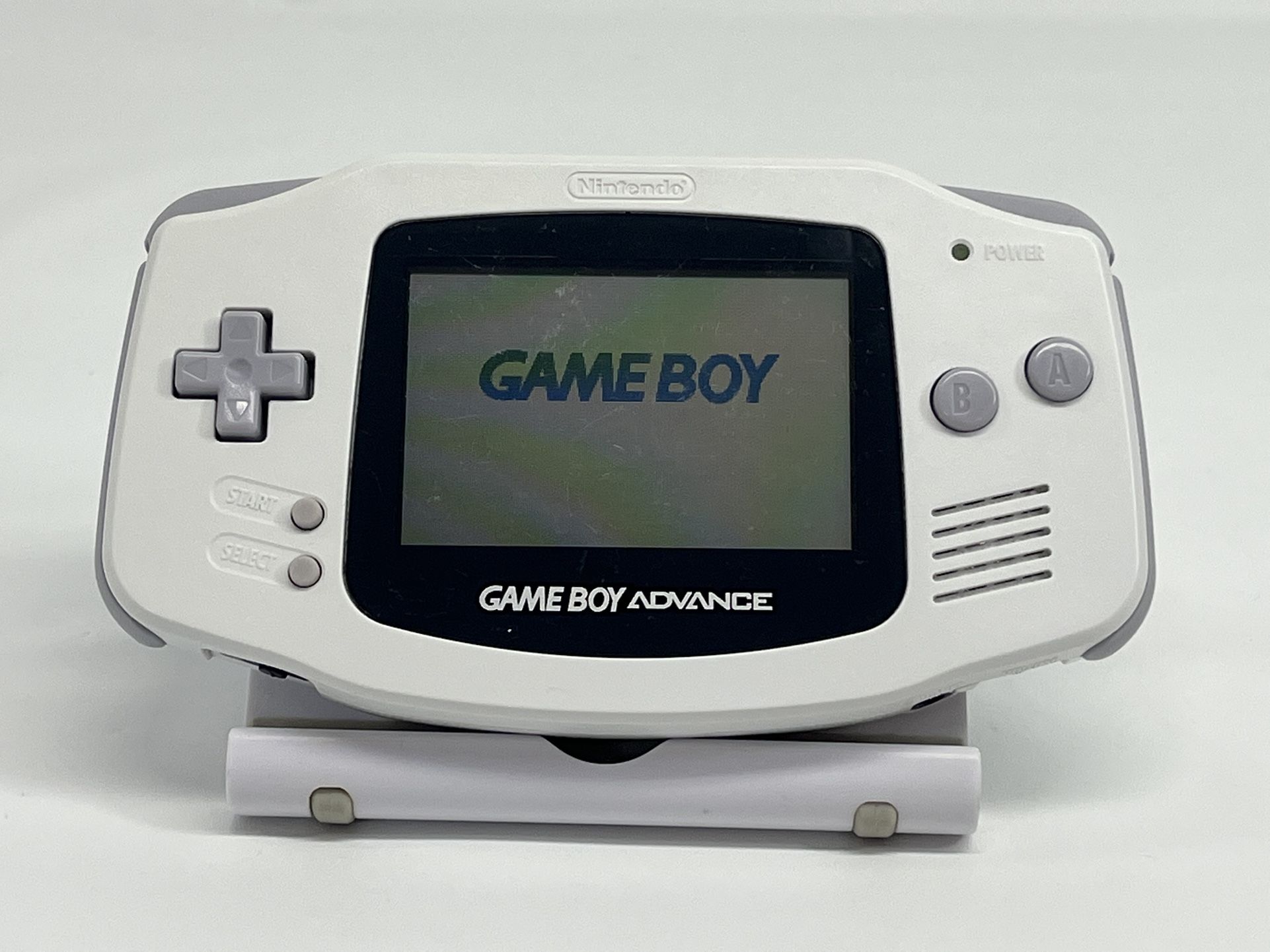 Nintendo GameBoy Advance GBA White Video Game Console AGB-001