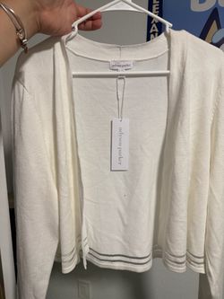 Adyson Parker Cream Knit Sweater XL