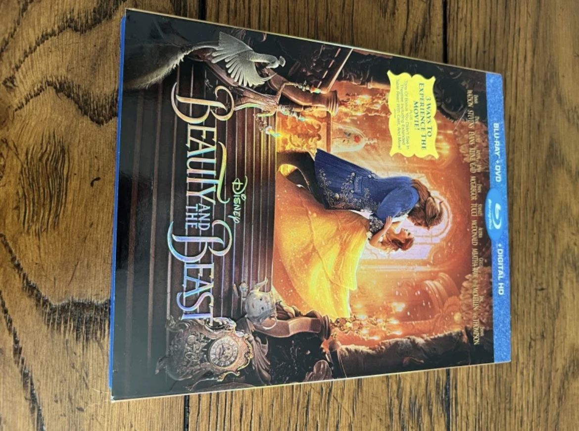 Disney Beauty and the Beast live version on Blu-Ray