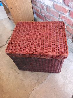 Wicker Basket with Handles
